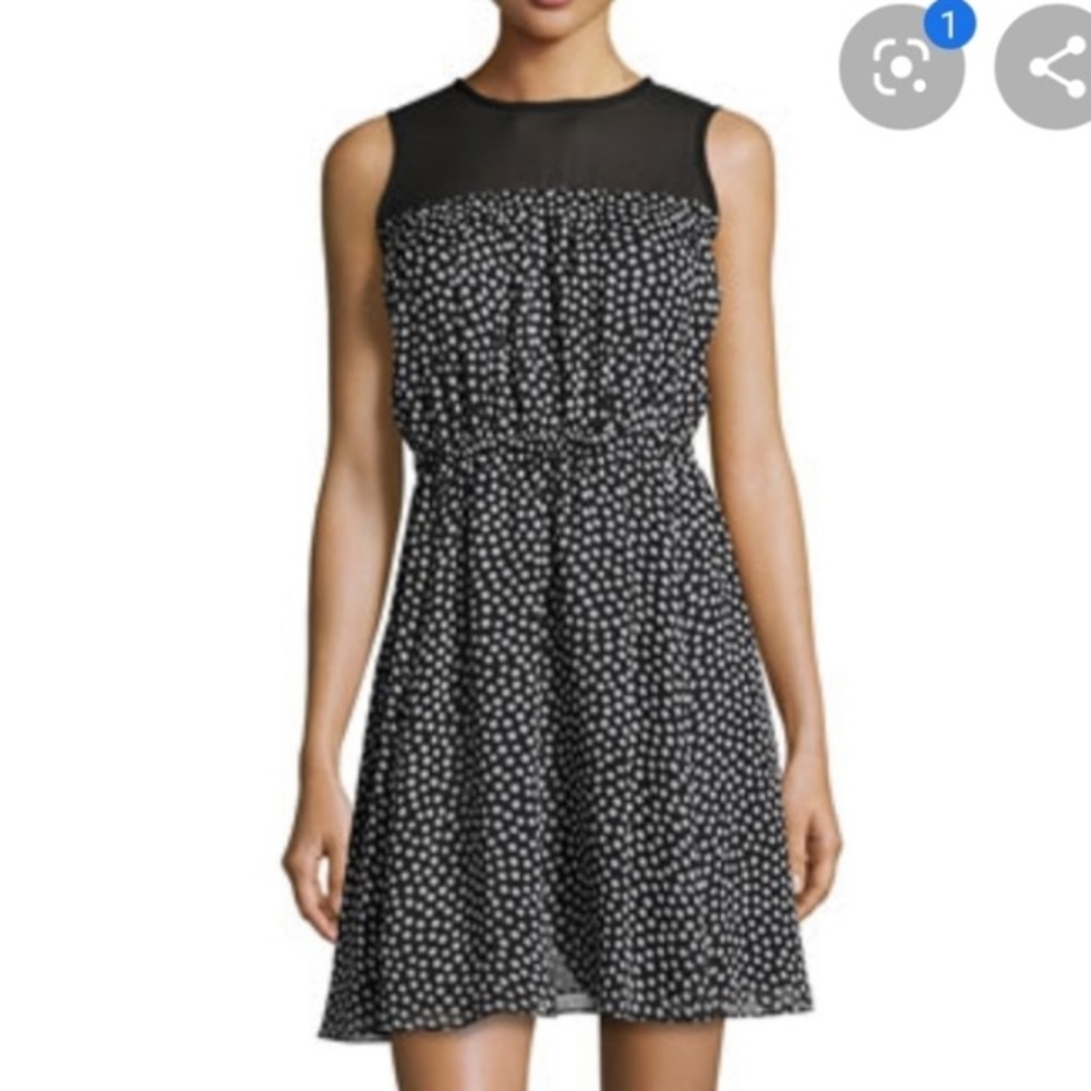 Silk Dot Dress